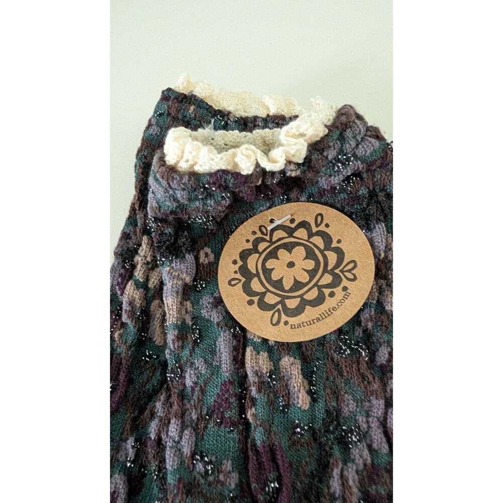Natural Life Boho Lace Ruffle Socks NEW! - Picture 2 of 4